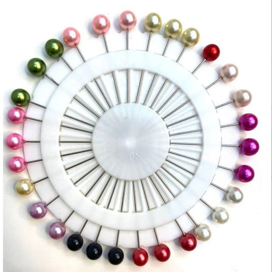 Multi-Color Pearl Pins